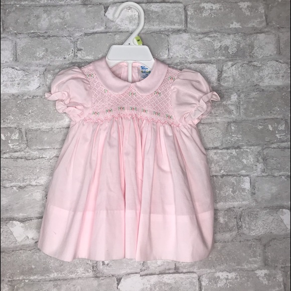 nursery rhyme smocked dress